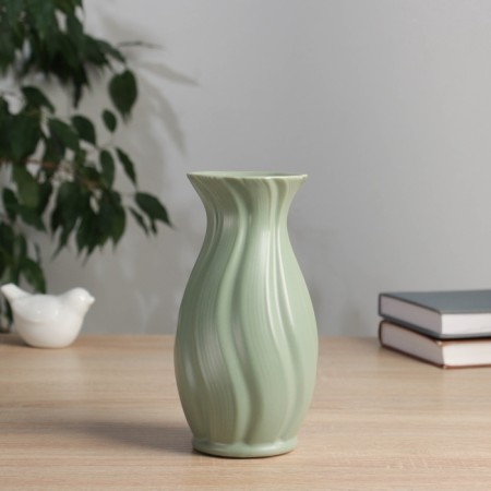 VAZ Coramics Table "Jasper" D Ob - 6 cm, 19x9 cm, green