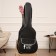 Music Life guitar cover, premium, with a patch pocket, 105 x 41 x 13 cm
