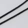 Chain with 2 carabiners link thickness 0.1 cm 0.5x60 cm black