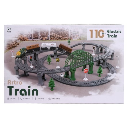 Railway "Lesopilka", nursery, works from batteries-11