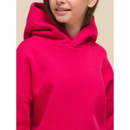Children's sweatshirt, height 116 cm, fuchsia color-3