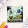 Icons sunset set 3 pcs d = 25 mm "grenade" 7x7 cm
