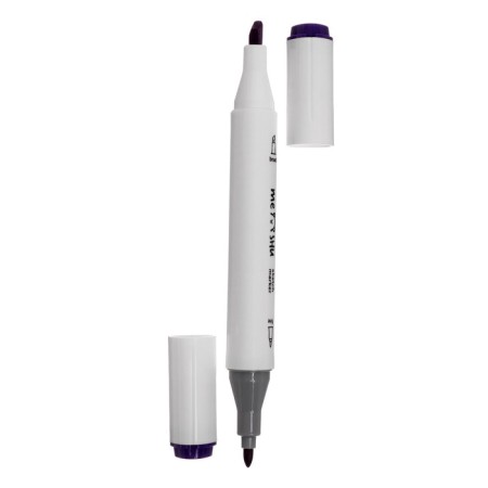 Meshu bilateral markers for sketching, 12 colors (sea colors)-2
