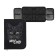 Penal 1 section, 140 x 200 x 40 mm, 2 folding strips, textile, PCT 09-22-19 "My cat" (drawing with a metallic effect) 72205