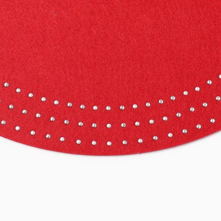 Serving shade "Style" napkin, color red, d 38 cm-2
