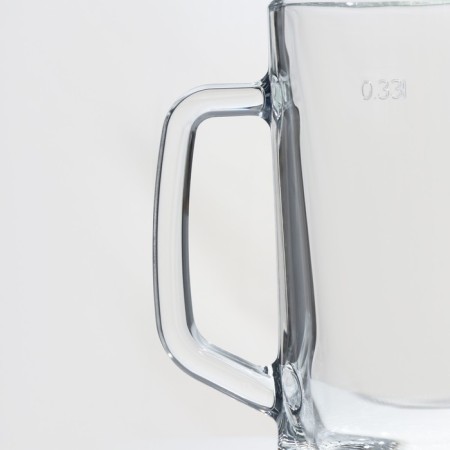 A set of glass mugs “TIME TIME. Beer mug ", 330 ml, 2 pcs-3