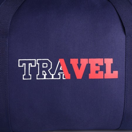 Road bag, textura, small size, blue color-5