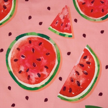 Baby Ethel "Watermelons", 150*220 cm, reps, pl. 30 g/m², 100% cotton-2