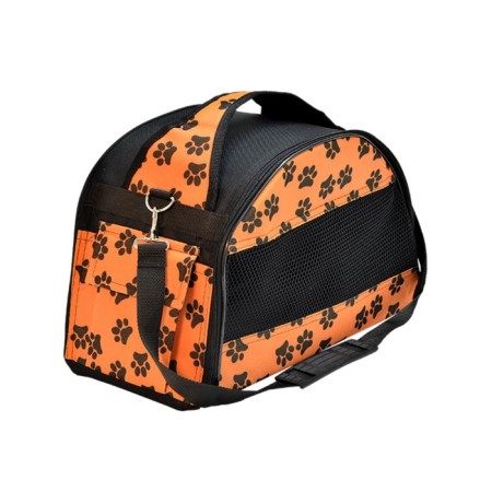 Bag-carrier zoonik Medium semicircular with pockets, 40 x 21 x 25 cm, mix of flowers-5