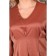 Female dress, size 42, terracotta color