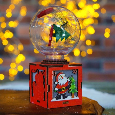 HEARD WIGHT LIGHTENDING "New Year's ball" 7.5 × 7.5 × 14 cm-1
