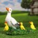 Garden figure "Duck with ducklings" 24x28cm