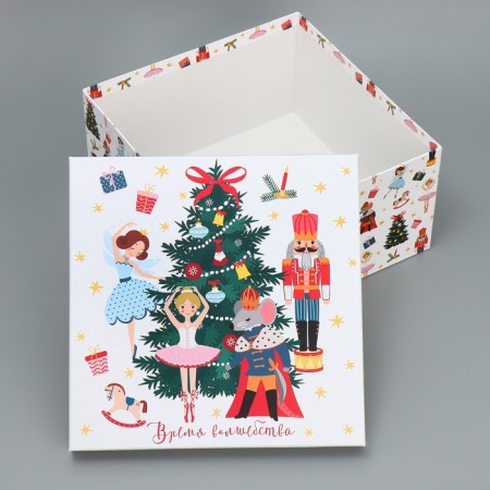 A set of New Year's gift boxes 10 in 1 "Nutcracker", 10 x 10 x 6 - 28 x 28 x 15 cm, New Year-6