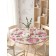 Tables on the table “Flower tenderness”, round, oxford, elastic band, size 140x140 cm, diameter 105-120 cm