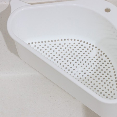 Holder on a sink for kitchen trifles, 26 × 14 × 9 cm, white color-4