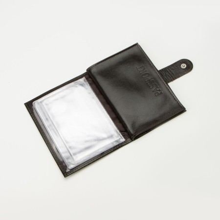 Textura cover cover and passports, brown color-2