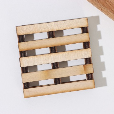 Hot "lattice" stand, 6 x 6cm-1