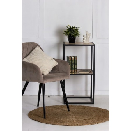 Shelving 2, 400x400x782, Black Muar/Dub Sonoma