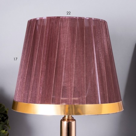 Justine table lamp 1x60W E27 chocolate-gold 21.5x21.5x34 cm Risalux-4