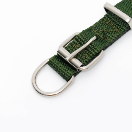 Collar "Comfort" Combined, 55 x 2.5 cm, Osh 40-50 cm, green-5