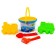 Sanding set No. 252, medium bucket with a sticker, strainer, scoop, robbery, molds