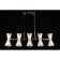 Suspended chandelier Elinor E14 400W