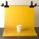 Photophone for subject shooting "yellow" PVC, 50 x 70 cm