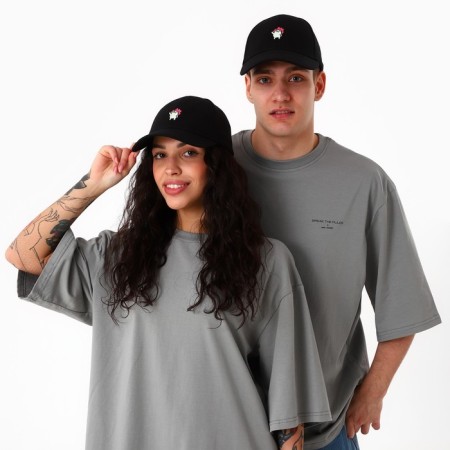 Men's cap “Frog”, black color, rr 56-8