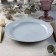Small “watercolor” plate, d = 24 cm, light gray color