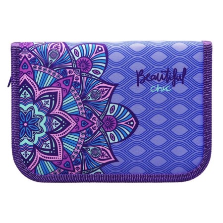 Penal 1 section 130 x 190 x 27 mm, folding bar, textile, PCT 07-20 "Indian Flower" 72215-1
