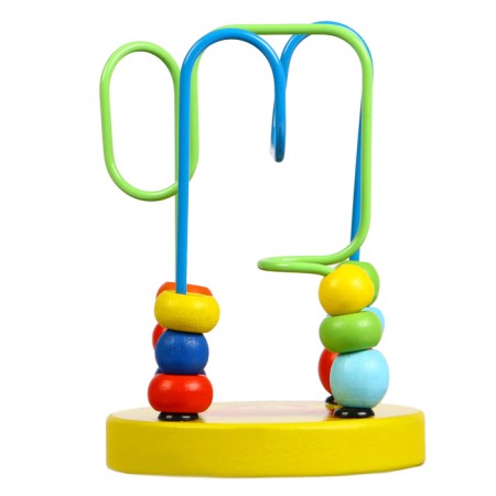 Serpentine-labyrinth with plastic beads "Krabik"-5