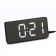 Electronic table, wall, white indication, from USB, 7.5 x 15.5 cm, black