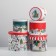 A set of gift boxes 5 in 1 “Happy New Year”, 13 x 14–19.5 x 22 cm, New Year