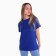 T-shirt female, color is bright blue, size 42-44 (m)