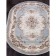 Oval Merinos Valencia Deluxe carpet, size 150x300 cm, color L.Blue-brown