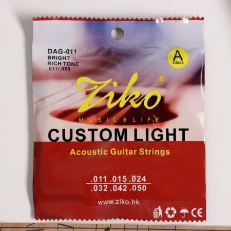 Струны акустической гитары ZIKO DAG-011, 11-50-1