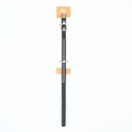 The collar of riveted with 2 rows of rivets, 33 x 1.2 cm, Osh 23-29, black-6