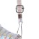 Children's bag on the valve, 6x12x16 cm, adjustable belt, white mix