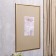 Photo frame pine c19 gold 50x70 cm (plastic screen)