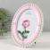 Photo frame plastic for metal 13x18 cm "Pink with pearls" 1.5x16.4x21.2 cm