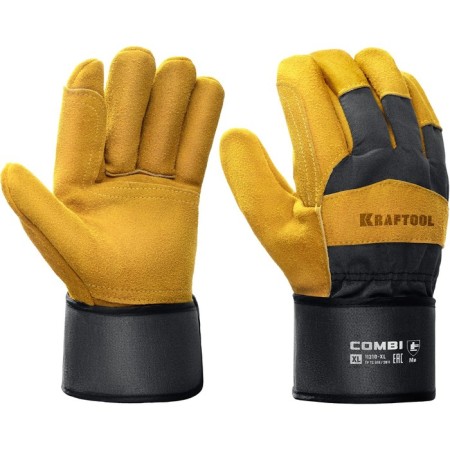 Kraftool Combi 11310- XL gloves, combined, sawn, size XL
