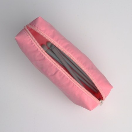 Cosmetic bag "Pink leopard" 18x5x9, on lightning-4