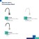 MILARDO MEAL M01SB0FM05 kitchen mixer, pour 241 mm, flexible surge, chromium