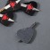 Decor for the work of acrylic mirror "knife in the heart" 5.5x3.2x0.4 cm