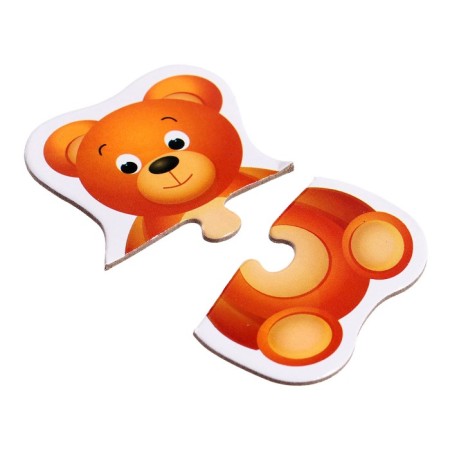 Maxi Puzzles in the metal box "My toys", 10 puzzles, 20 parts-3