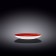 The plate round Wilmax England Spiral, D = 18 cm, red color