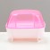A toilet for rodents "Pijon", 10.2 x 7.2 x 7.2 cm, pink