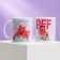 Gift set of mugs sublimation "for the best friends", 2 circles of 320 ml, with application