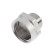 STI adapter, 1/2 "x 3/8", nickelized brass