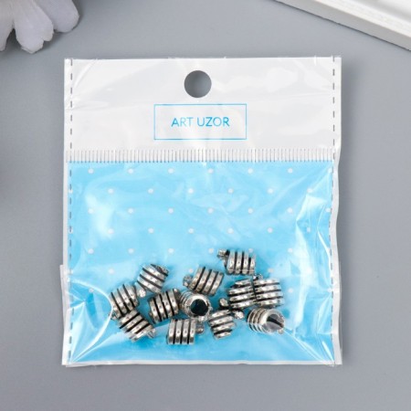Busina for creativity Metal "Slok" silver G136B812 0.8x1.1 cm-3